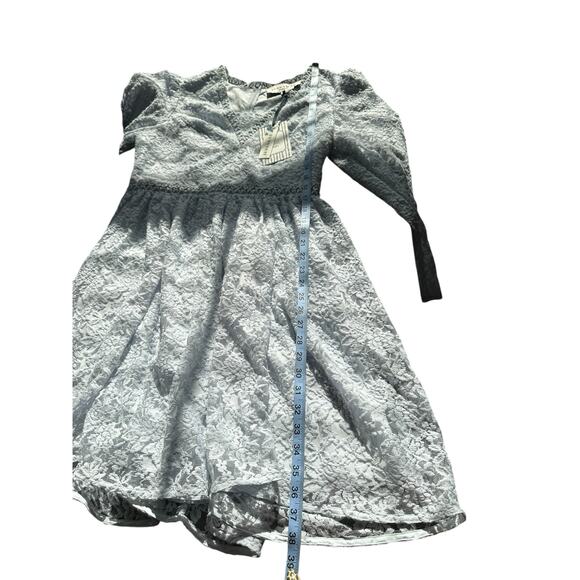 NWT Jessakae Leah Ryder Felicia Blue Dainty Lace Giupure Coquette Dress Size XL - Picture 15 of 15